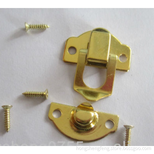 Metal Box Lock, Gold Color Latches Box Latches